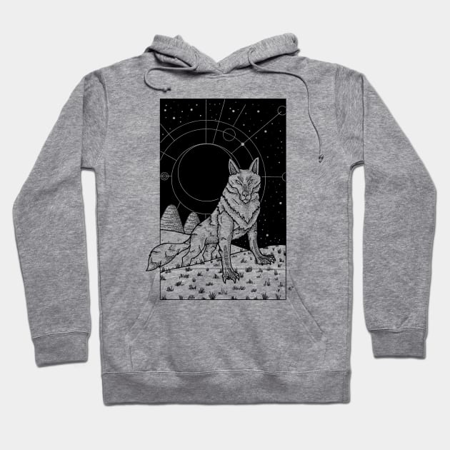 Wolf between worlds Hoodie by BeauyArt